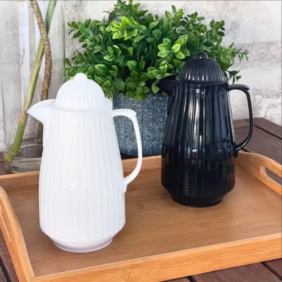 Garrafa Lyor Mini Bule Bambu de Plástico 400ml (2hr quente)