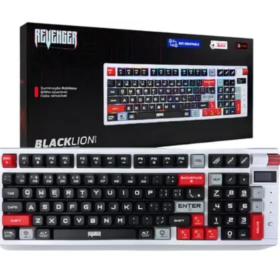 Teclado Mecânico Gamer Wireless 2.4g