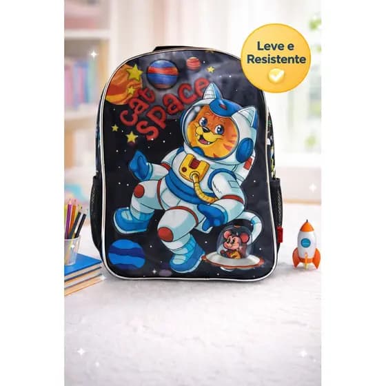 Mochila Costas Escolar Infantil Leve e Resistente – Menino/Menina – Para Escola e Creche