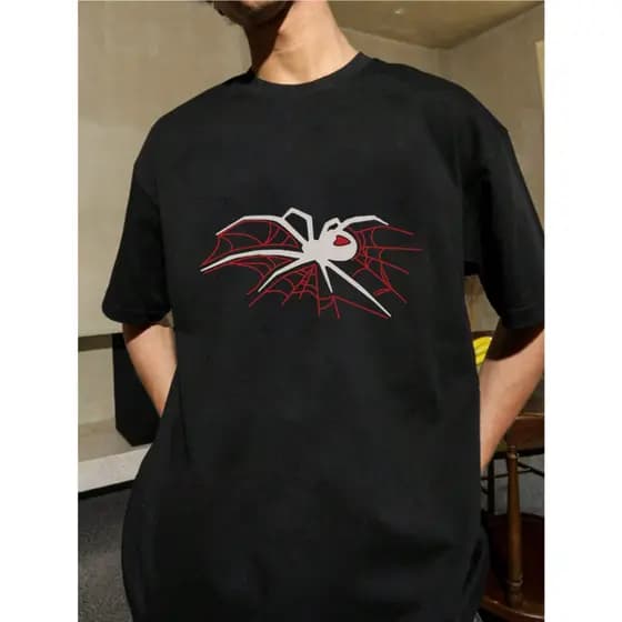 Camiseta Oversized Spider Aranha Streetwear Masculina