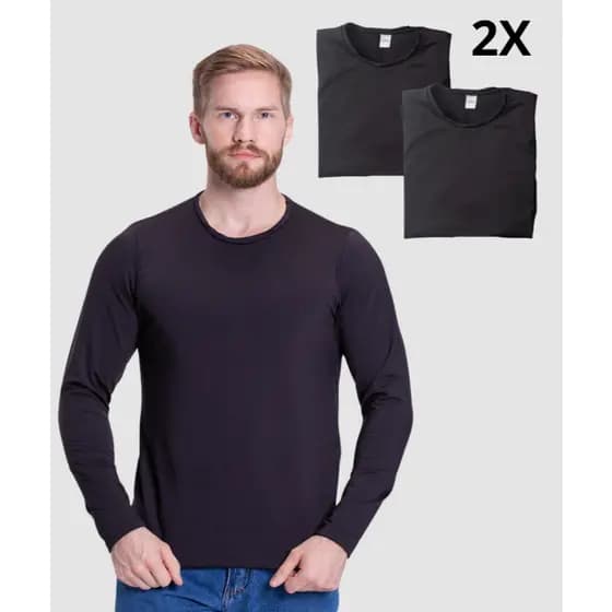 Kit 2 Camisetas Térmicas Adulto