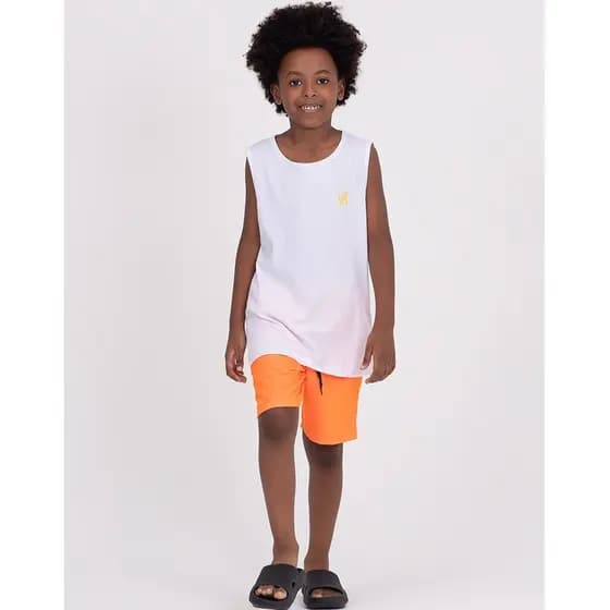 Conjunto Regata Infantil Aplique Neon