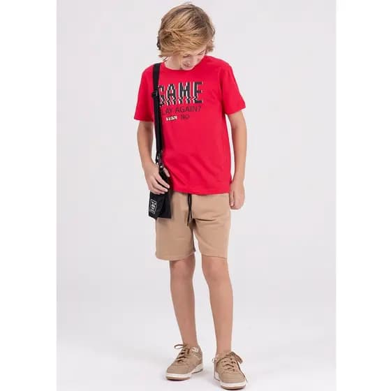Conjunto Infantil Play Again Vermelho