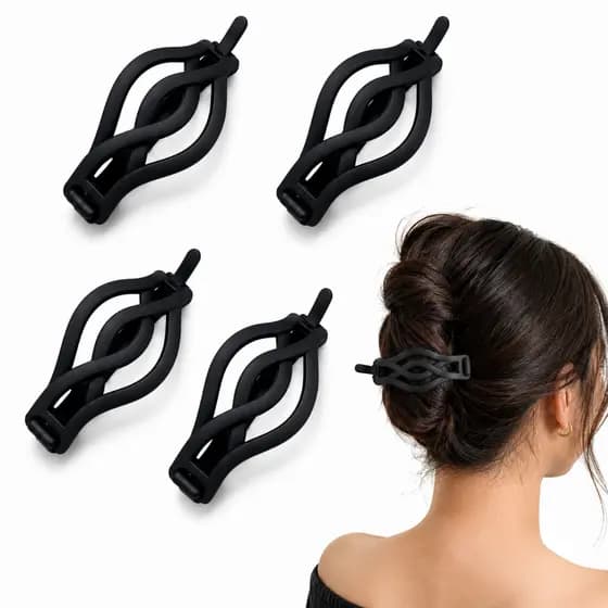Presilha Grampo Cabelo Prendedor Fosco Resistente