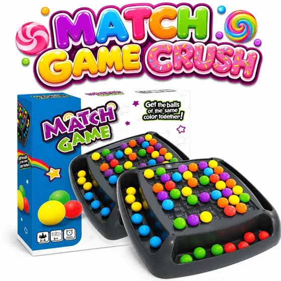 Jogo Match Game Crush Combinação de Cores Puzzle Infantil