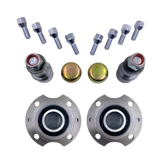 Par De Cubo Completo Fiat Furação 4x98 Para Carretinha Reboque Carrocinha KIT