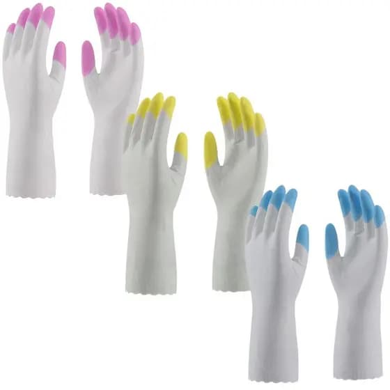 Luva de Látex Antialérgica HouseHold Silk Touch - Super Safety