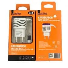 CARREGADOR INTELIGENTE BASIKE CAR-9012 3.1A (401451)