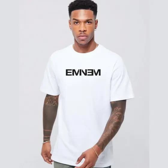 Camiseta Masculina Básica Algodão EMINEM linha Premium