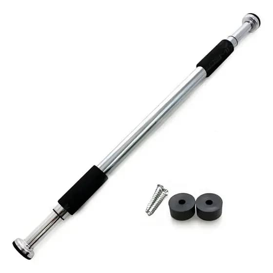 Barra Fixa De Porta Para Exercícios Ajustável 60 A 100 Cm Até 110kg Flexão Musculação Crossfit Fixa