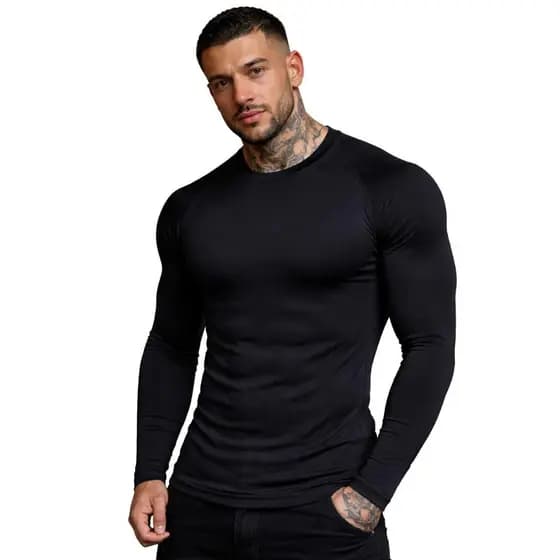 Camisa Térmica Uv 50+ Segunda Pele Camiseta Blusa Malha Fria Academia Esportes