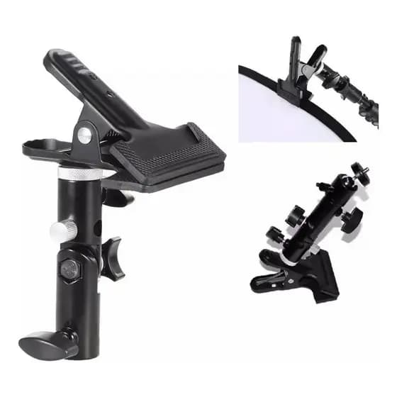 Suporte Para Rebatedor Articulado Grampo Para Tripé Clamp