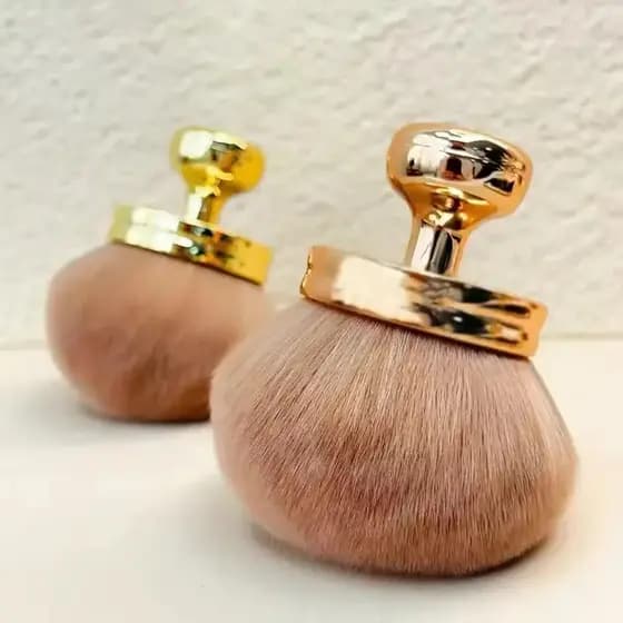 Escova de cabeça de cogumelo macio pó de rubor extras em pó multiuso Ferramenta de beleza de pincel blush
