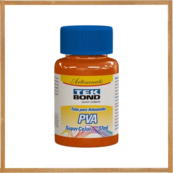 Tinta para Artesanato Pva Tangerina 37ml