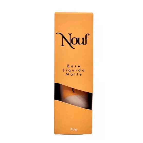 BASE LIQUIDA MATTE HIPOALERGENICA NOUF - 30 ML