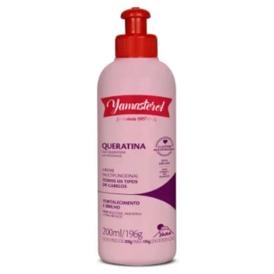 Creme Multifuncional Yamasterol Queratina - 200ml