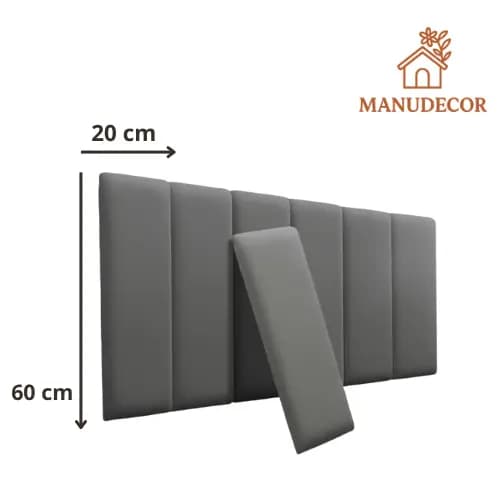 KIT CABECEIRA DE CAMA BOX ADESIVA 60X20 - Renove Seu Quarto com Estilo!!! ENVIO IMEDIATO !!!