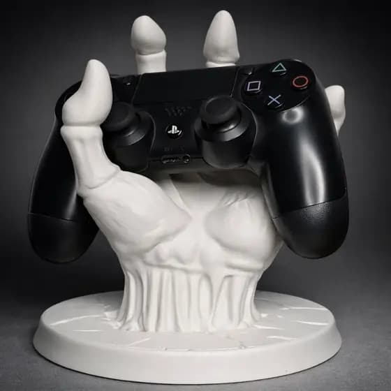 Suporte para Controle Gamer Mão Esqueleto PS4 PS5 Xbox – Suporte Decorativo Porta Controle