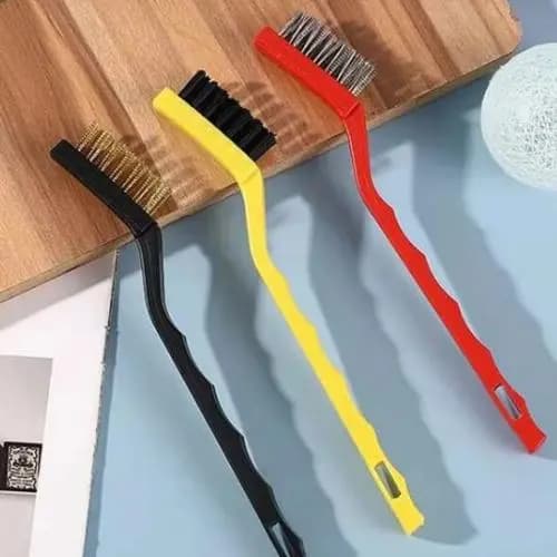 Escova de limpeza de fogão a gás multifuncional 3 peças