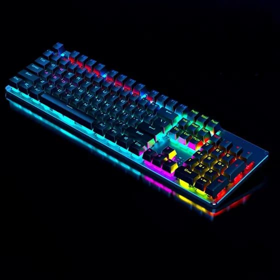 Kit Gamer Teclado Semi Mecânico Led Chroma Rgb Iluminado Jogos Pc Usb retroiluminado Computador Notebook Original LEHMOX À Prova D 'Água