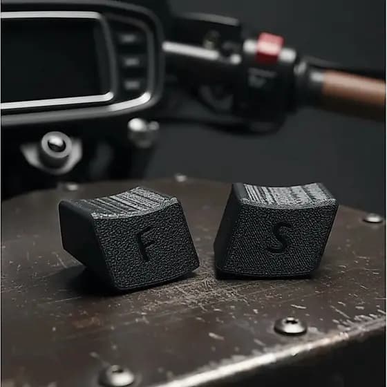 Botão Xmax Nmax Esquerdo E Direito Fuel E Seat 3d reposição