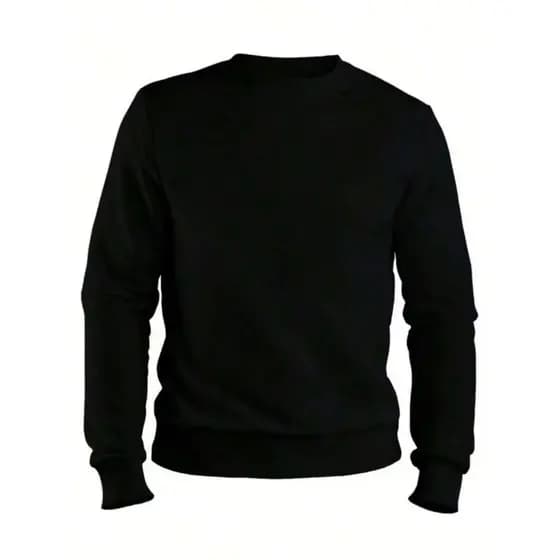 Moletom Blusa De Frio Feminino Masculino Liso Gola Careca