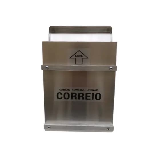 CAIXA CORREIO ALUMINIO PARA GRADE