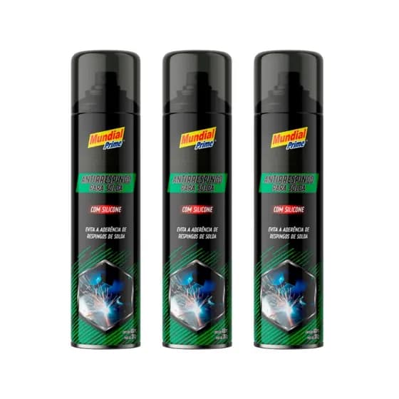 Kit 03 Antirrespingo para Soldas C/ Silicone 400ml 280g