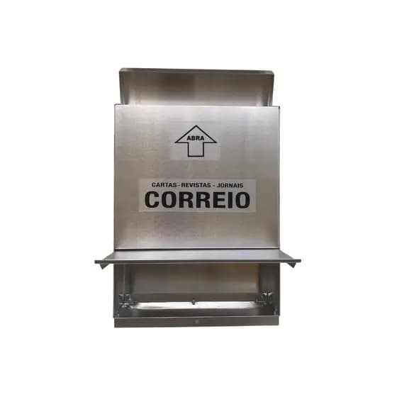 CAIXA DE CORREIO ALUMINIO PARA PAREDE