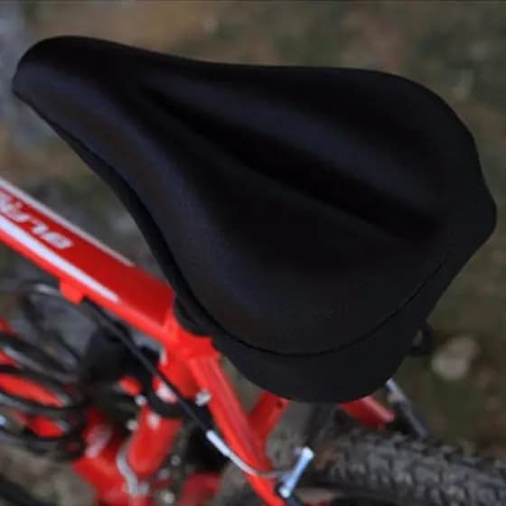 Capa para Banco Selim Bike em Gel Silicone Ajustável Banco Almofada Ciclismo