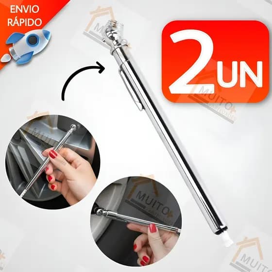 Kit 2 Calibrador Para Pneus Medidor de Pressão Em Libras Tipo Caneta Pneu