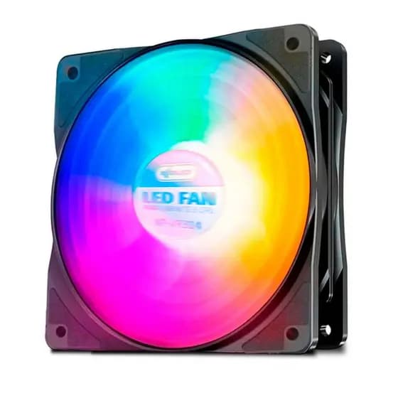 Fan Refrigerador CPU LED Cores Baixo Ruido