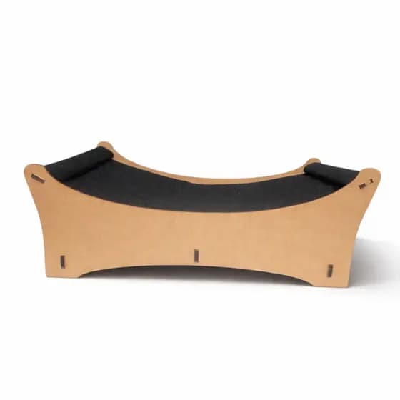 Caminha Gato Rede Arranhador Sustentavel Playground Pet Mdf