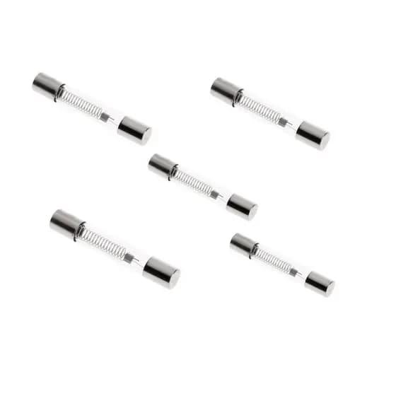 05 Pçs Fusível Vidro Retardo De Alta Microondas 5k 800ma