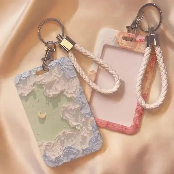 Estilo Retro Flores Titular Do Cartão Para Mulheres Bonito Fresco Floral Estudante Ônibus ID Enfermeira Crachá Protetor