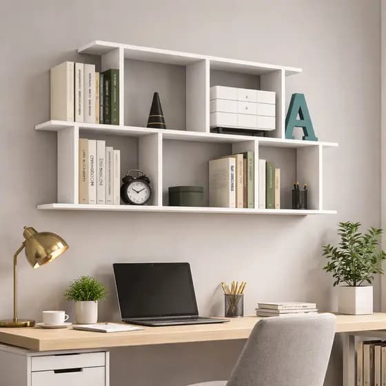 ARMARIO PRATELEIRA NICHO 90X60CM BRANCO ESTANTE CUBO MULTIFUNCIONAL PARA LIVROS DECORAÇÃO ORGANIZAÇÃO FOTOS ESCRITORIO