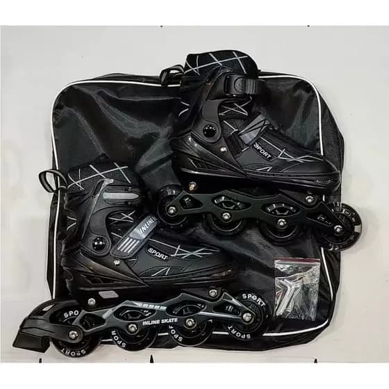 Patins Roller In Line Semi Pró Abec7 Ajustável 32-35 / 36-39 + Led!