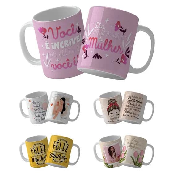 Caneca Personalizada Dia Das Mulheres - Diversos Modelos!