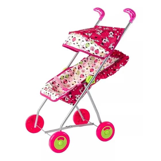 Carrinho Boneca C/ Capota Semi Luxo 2