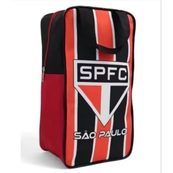 porta chuteira bolsa de mão personalizado times futebol