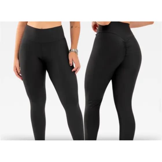 Calça legging feminina com bolso atrás,zero transparência,cós alto,