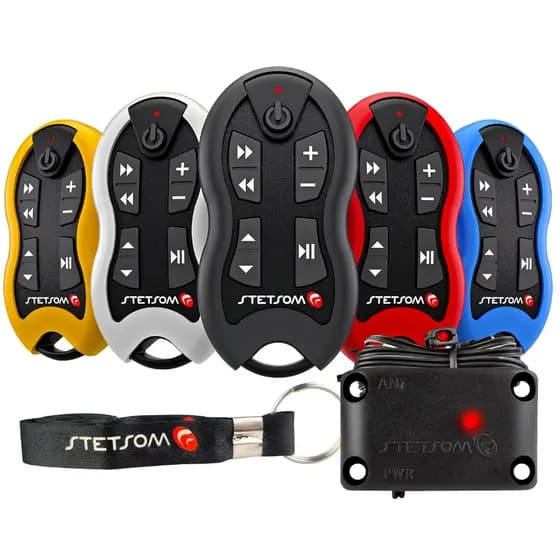 Controle Remoto Stetsom SX1 Automotivo 8 Funções Longa Distância Universal Vermelho