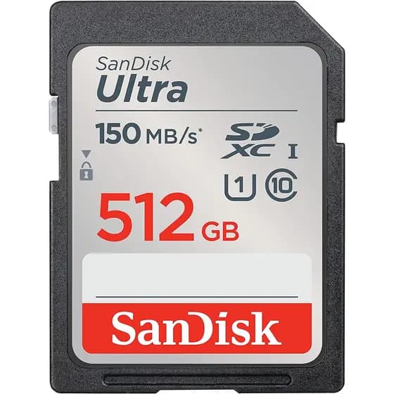 SanDisk SD Ultra 140MB/s (SDSDUNB) Cartão De Memória Flash 512GB