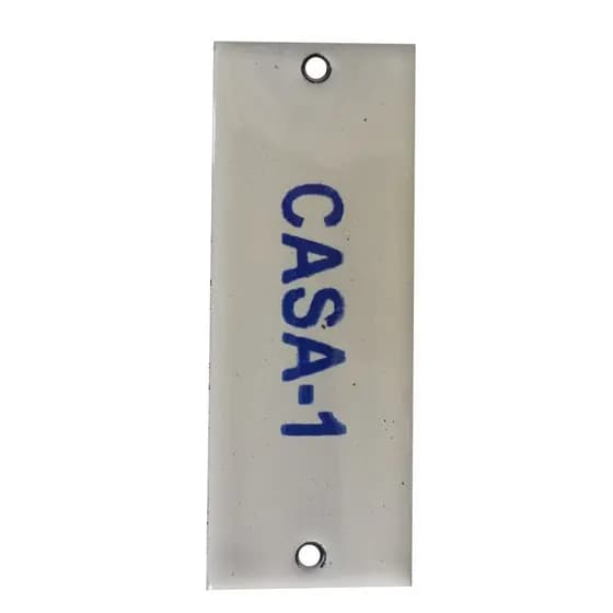 Placa Casa 1