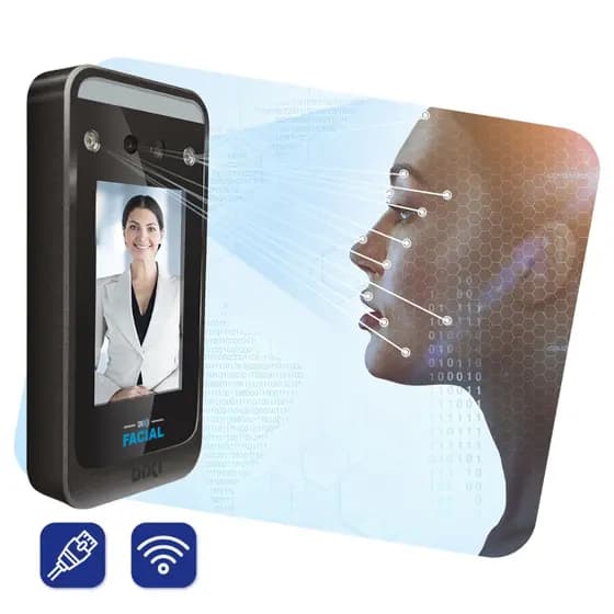 Controle de Acesso Facial Dixi | Leitor Biométrico com Senha e Cartão RFID Wi-Fi