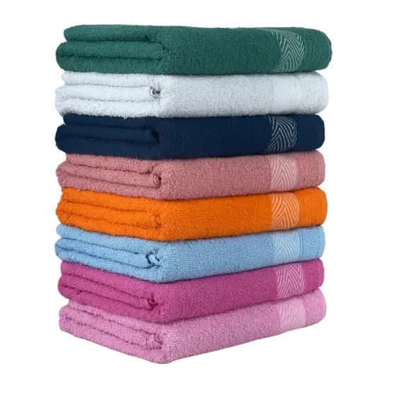 Kit 10 Toalhas de Banho 100% Algodão 65x120cm Conforto Hotel Macia e Durável