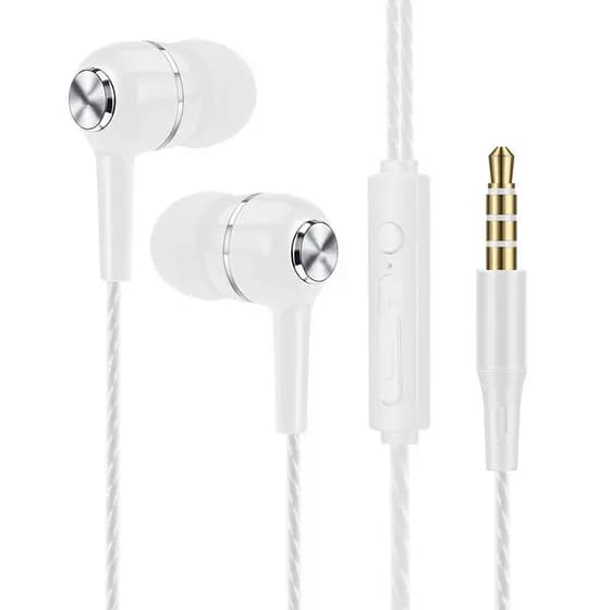 Auriculares com fios estereos