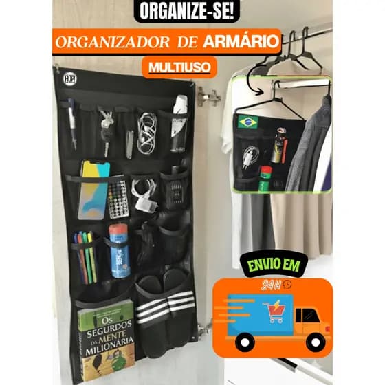 Sapateira de Armario Organizador de Armário Artigo Militar porta Objetos Roupeiro