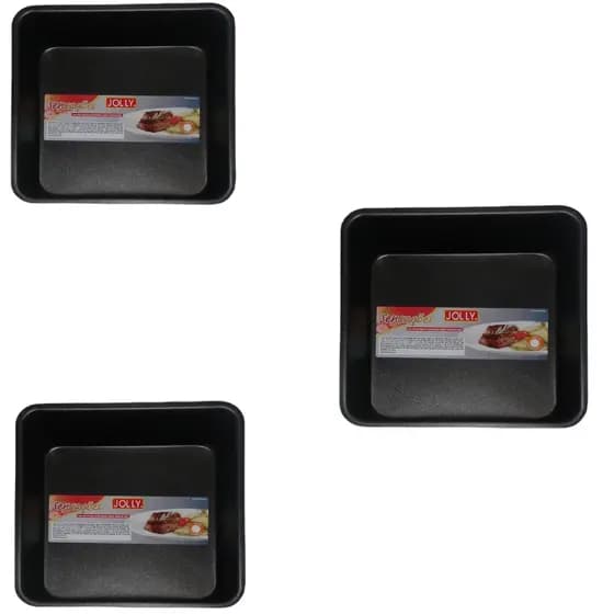 Forma Assadeira Funda Antiaderente Forninho AirFryer Jolly Kit ou Avulsa