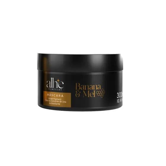 MASCARA BANANA E MEL HIDRATAÇÃO E NUTRIÇÃO PROFUNDA PARA CABELOS RESSECADOS 300ML